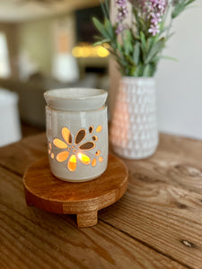 flower wax warmer