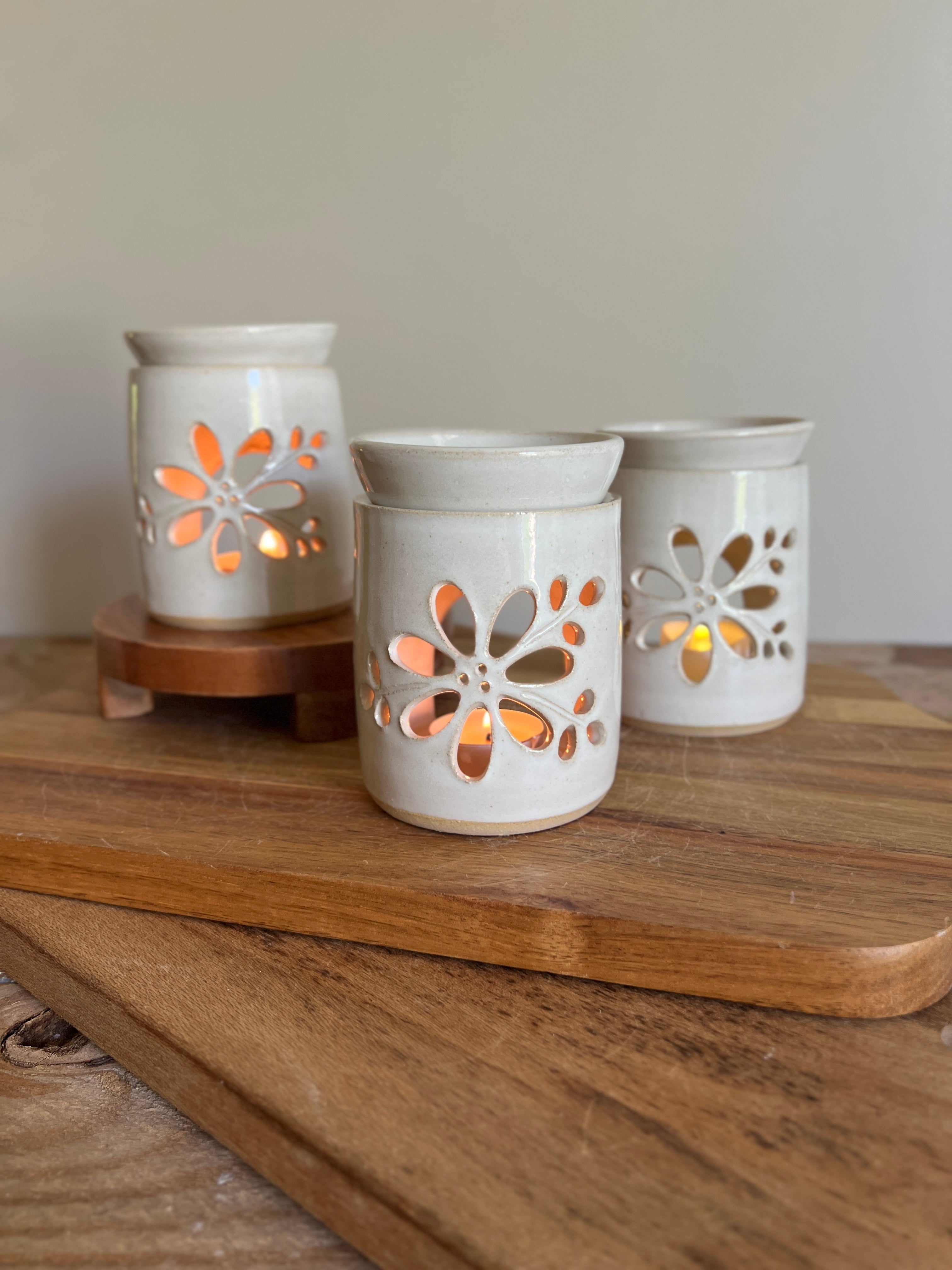 flower wax warmer