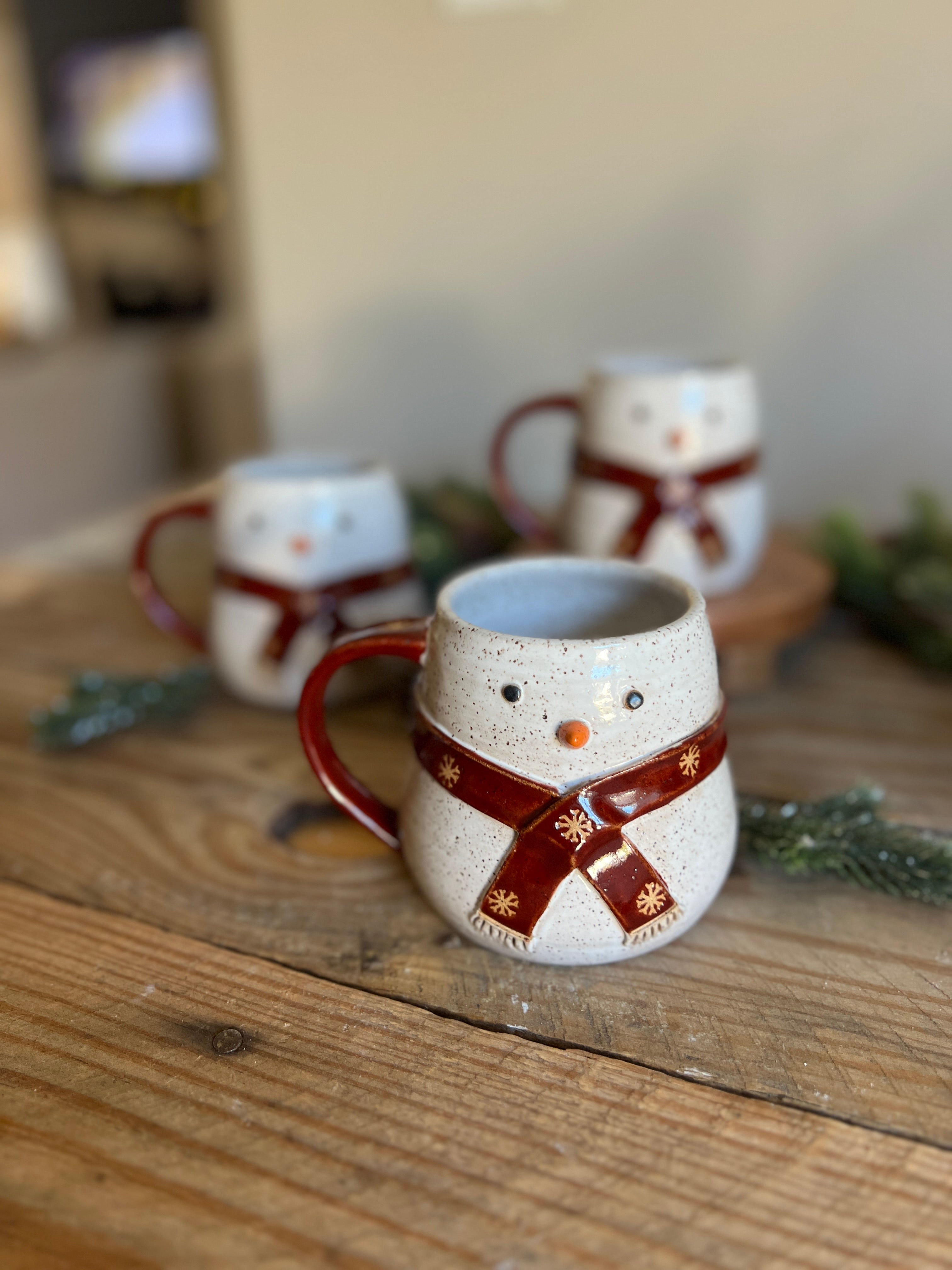 snowman mug