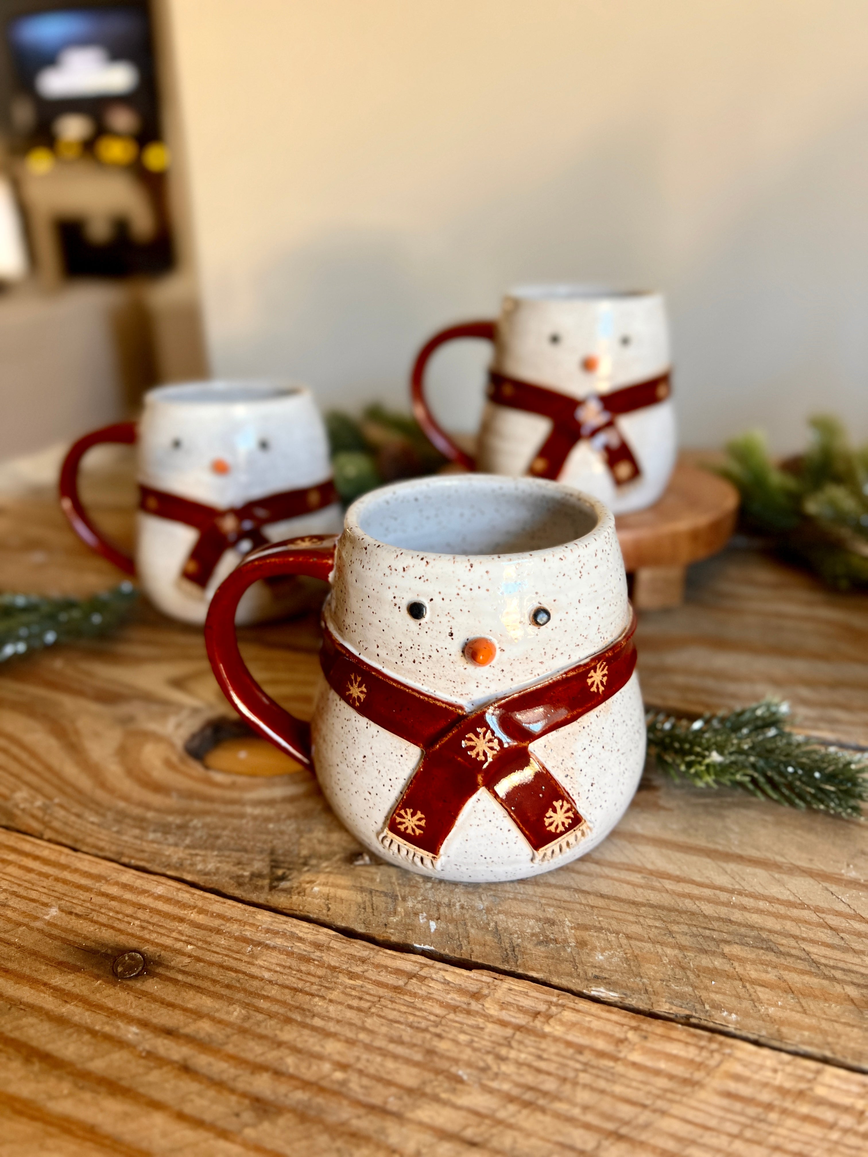 snowman mug