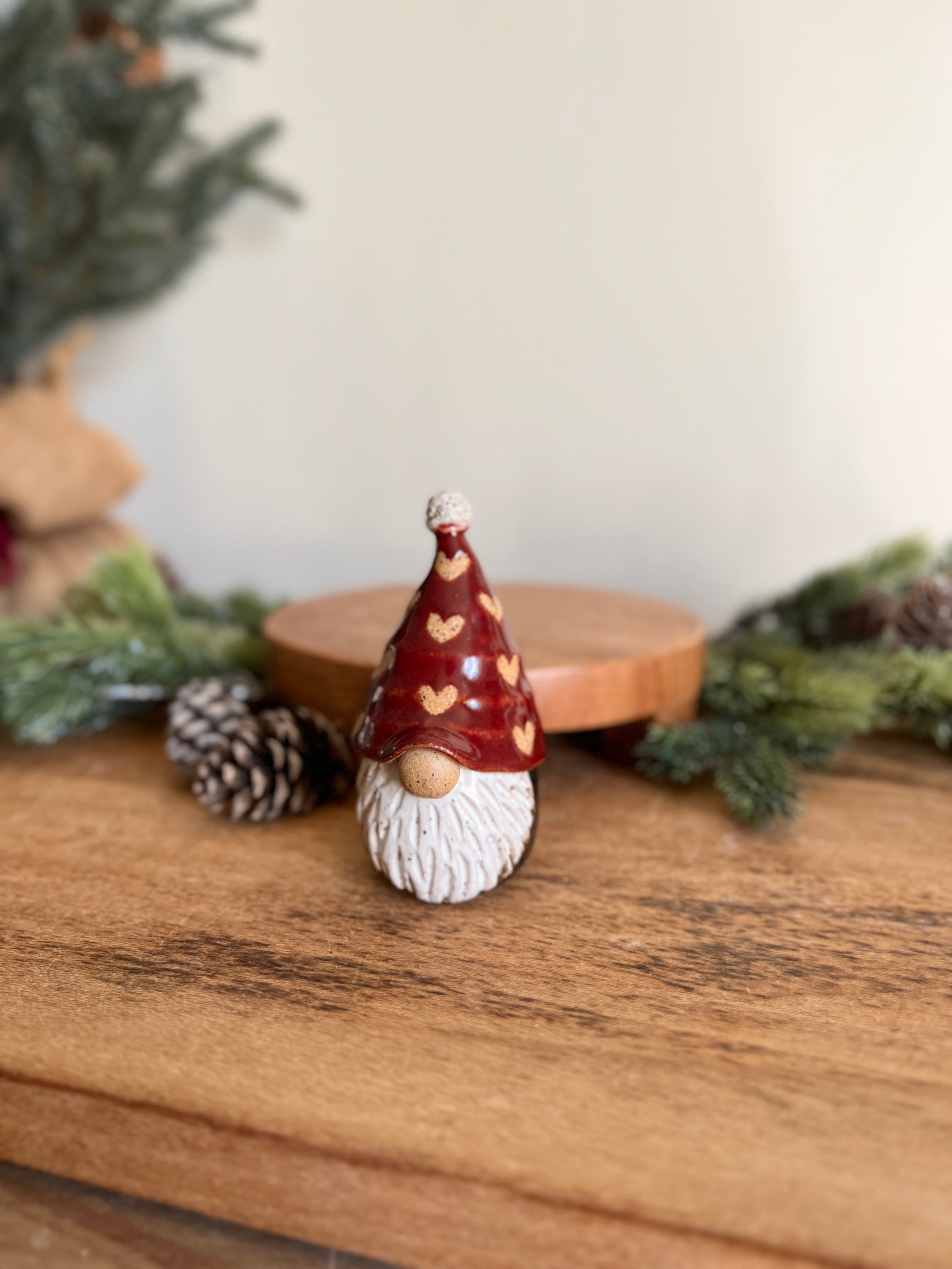 Valentine gnome ornament