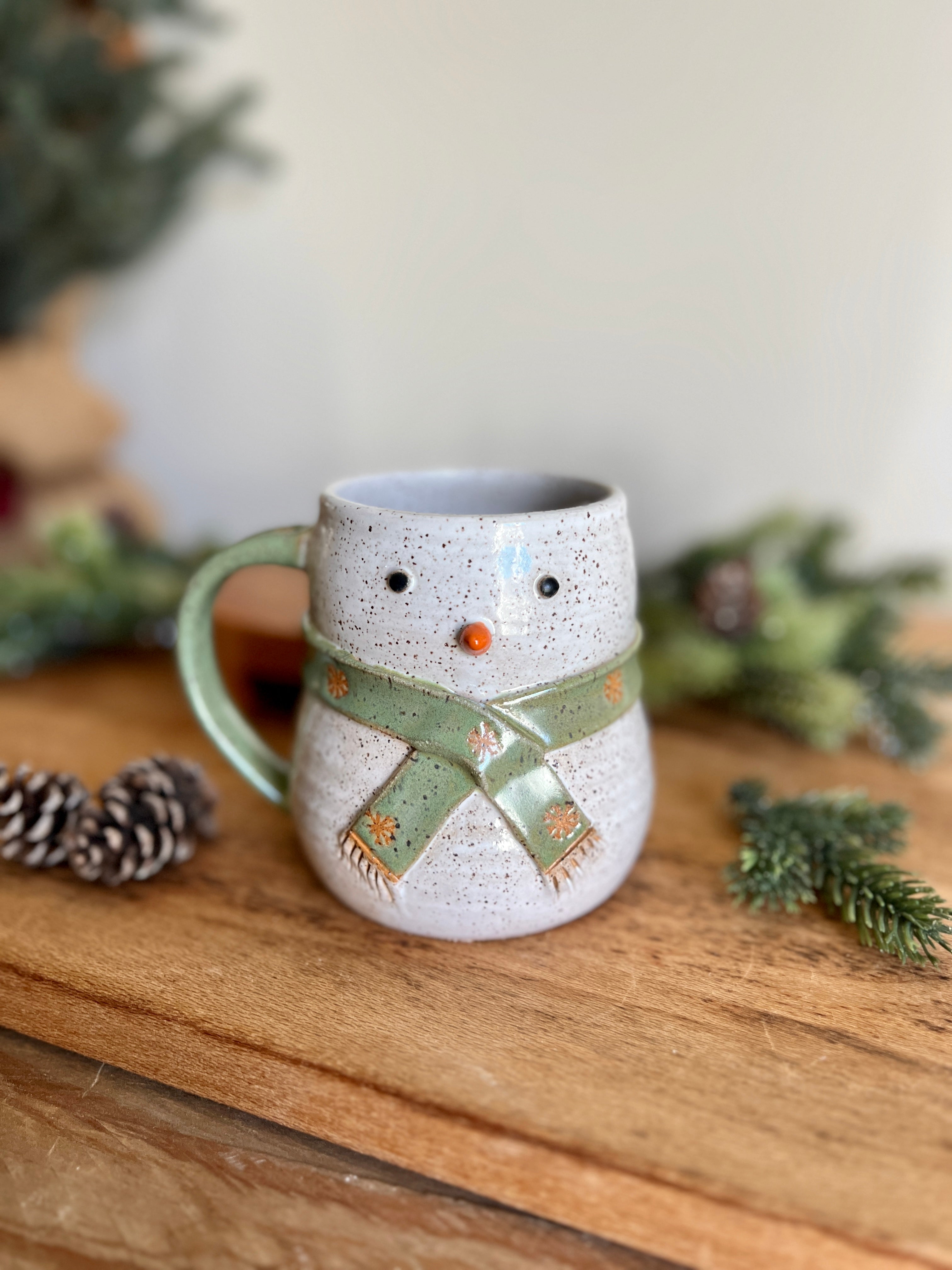 snowman mug