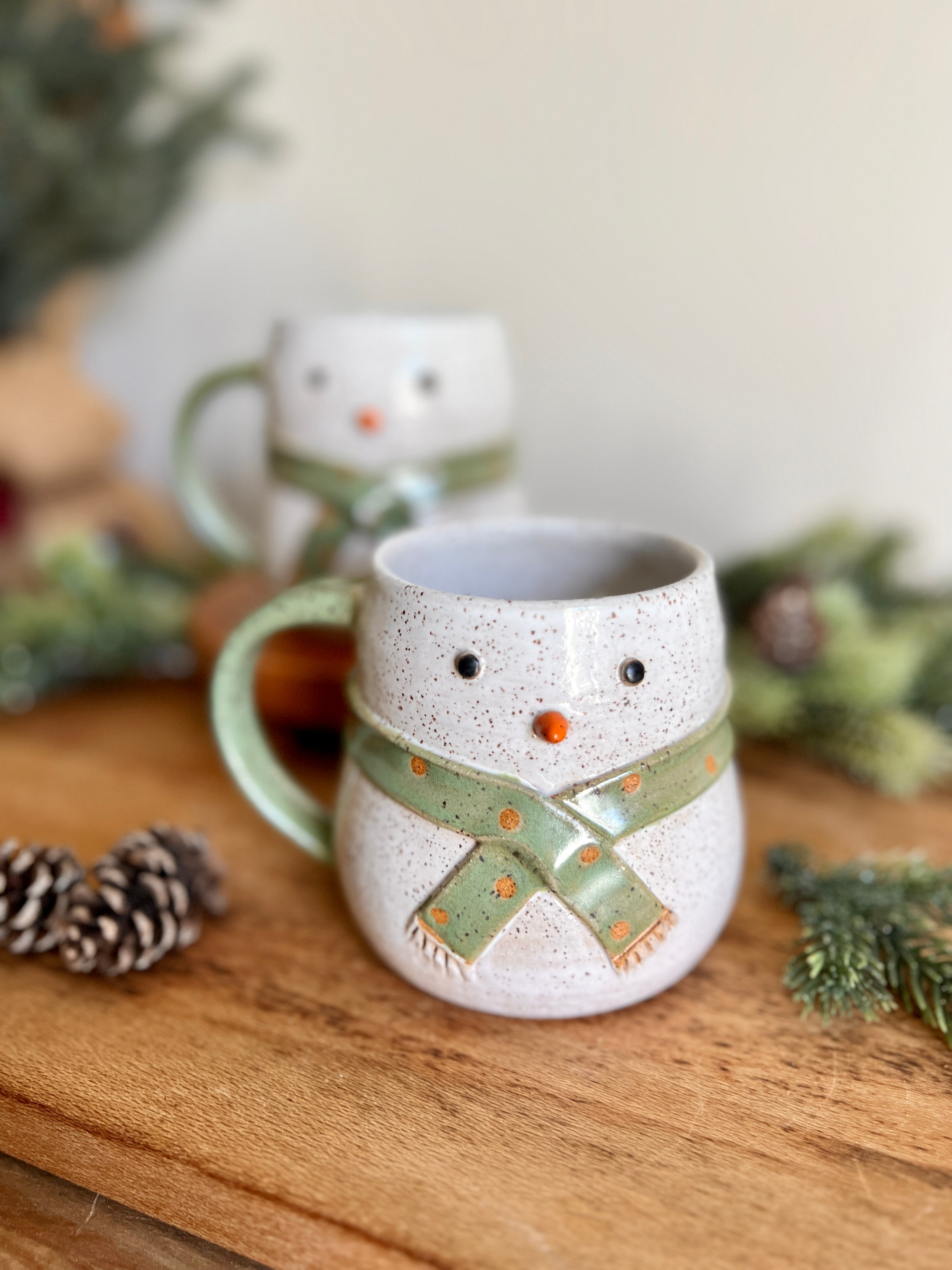 snowman mug