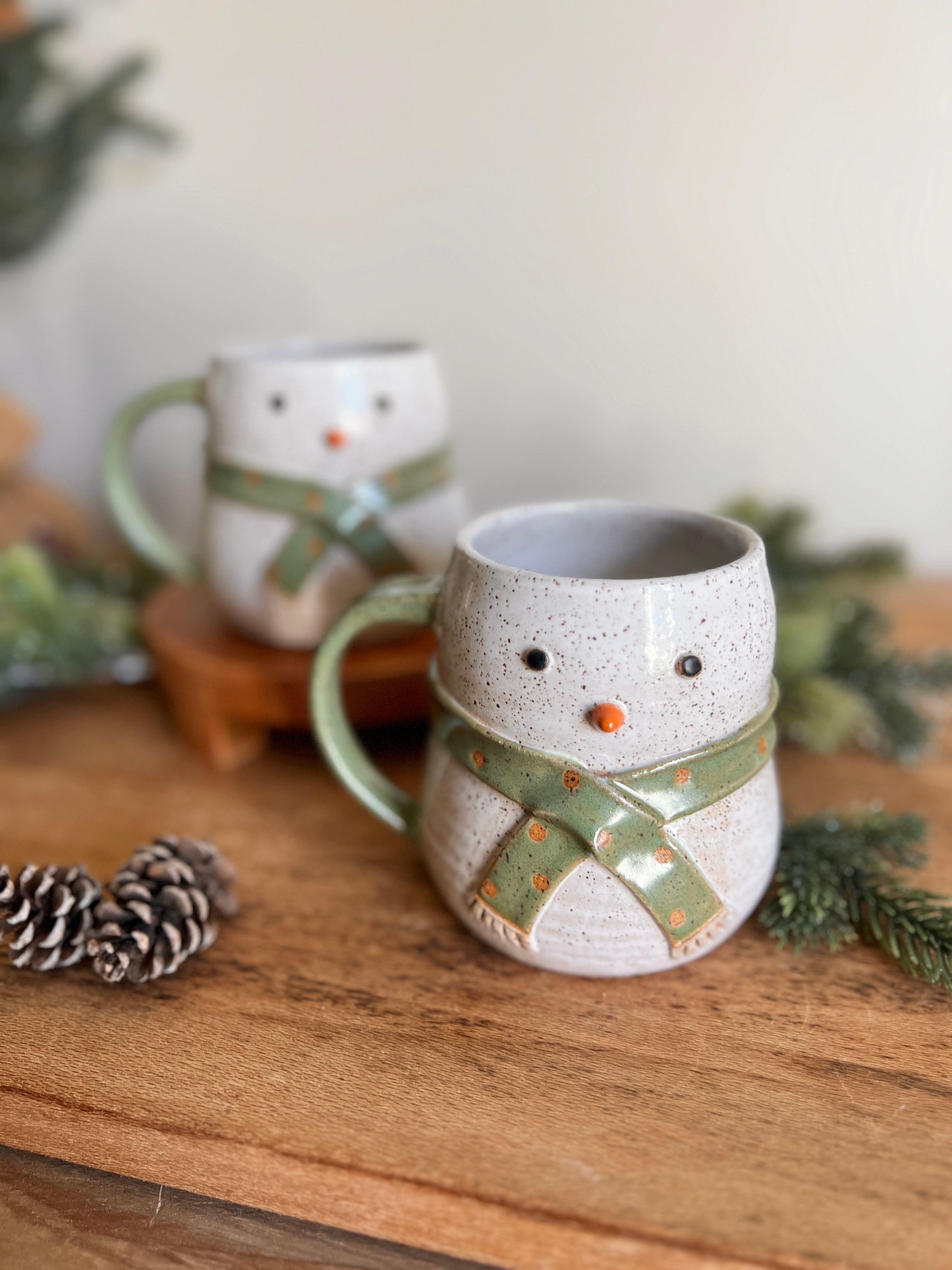 snowman mug