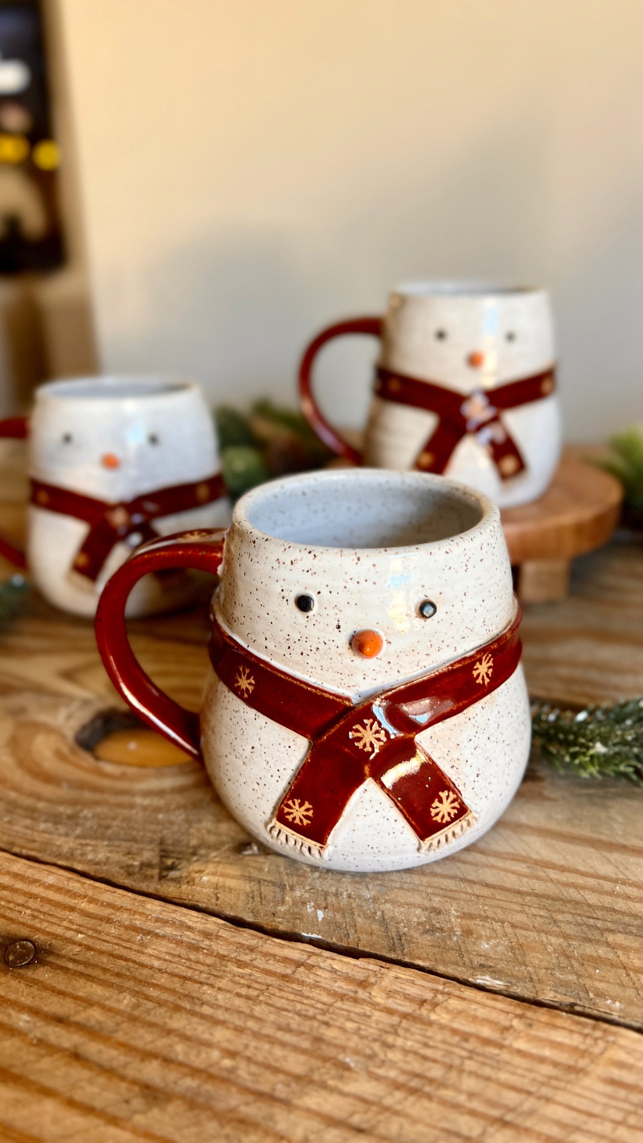 snowman mug