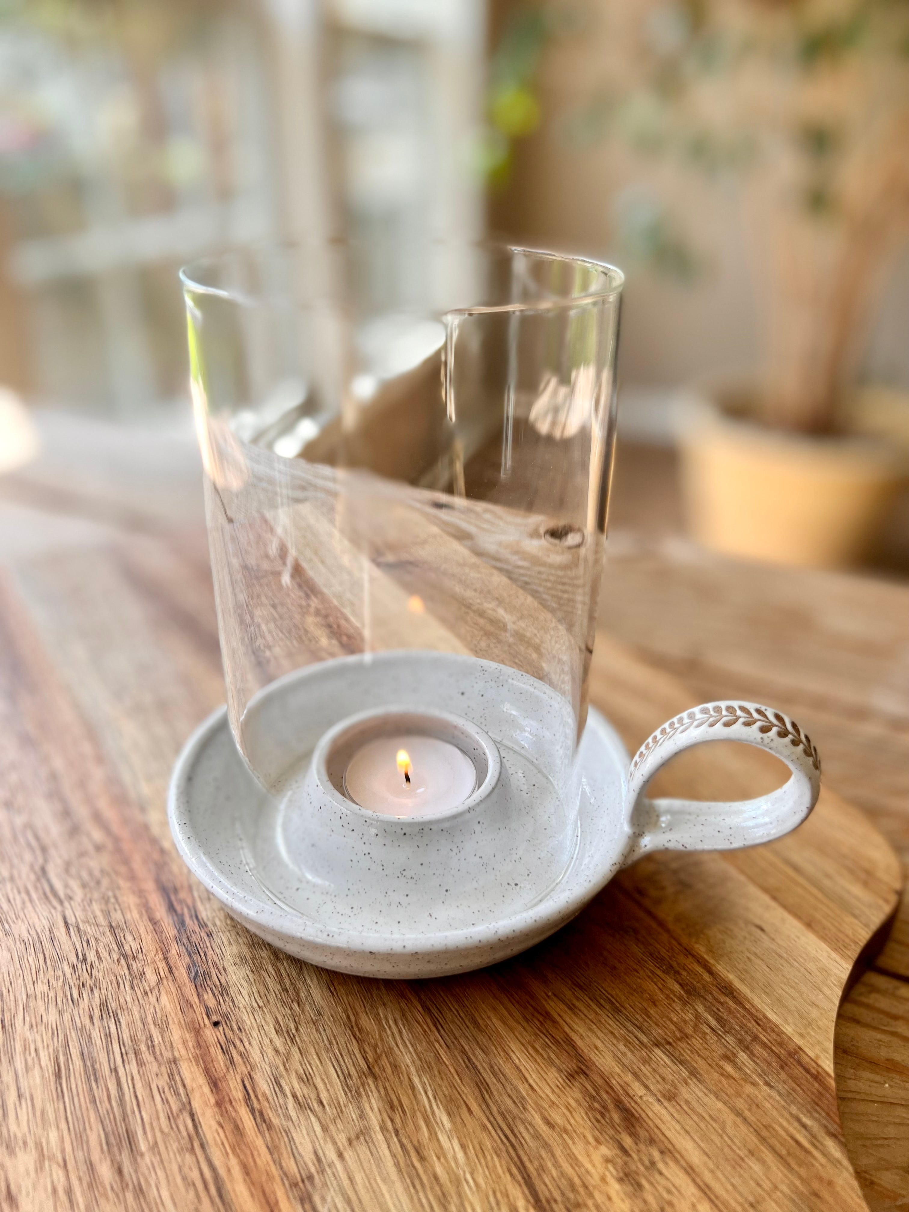 hurricane tealight candle holder